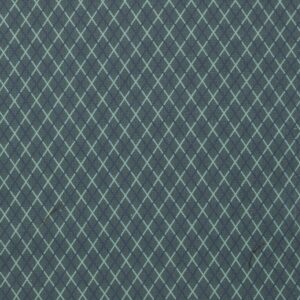 Stof katoen - 50x70 cm - ruitjes blauw