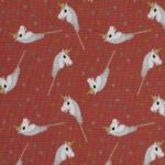 Stof 50x70 cm - bruin Hobby Horses