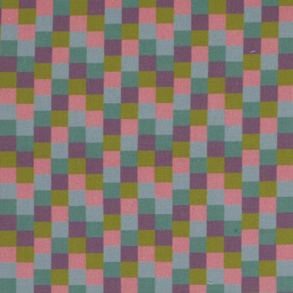Stof katoen - 50x70 cm - graphics multicolor - Afbeelding 1