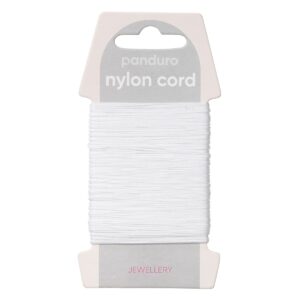 Nylonkoord - 40 meter - 0,5 mm - wit