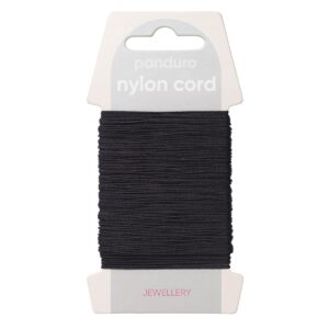 Nylonkoord - 40 meter - 0,5 mm - zwart