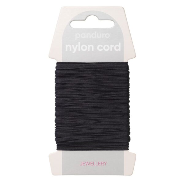 Nylonkoord - 40 meter - 0,5 mm - zwart - Afbeelding 1
