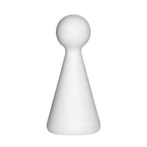 Piepschuim kegelpop - 10 cm