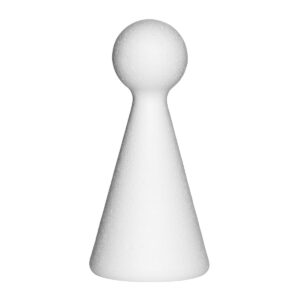 Piepschuim kegelpop - 15 cm