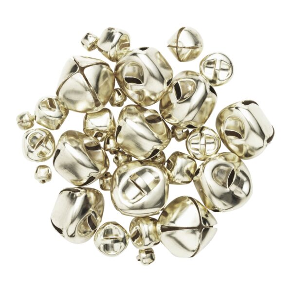 Belletjes - 30 stuks - assorti - goudkleurig - Afbeelding 1