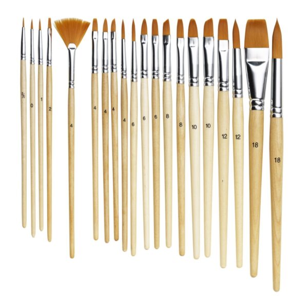Panduro penselen set - basis - 20 stuks - Afbeelding 1