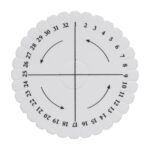 Kumihimo schijf rond