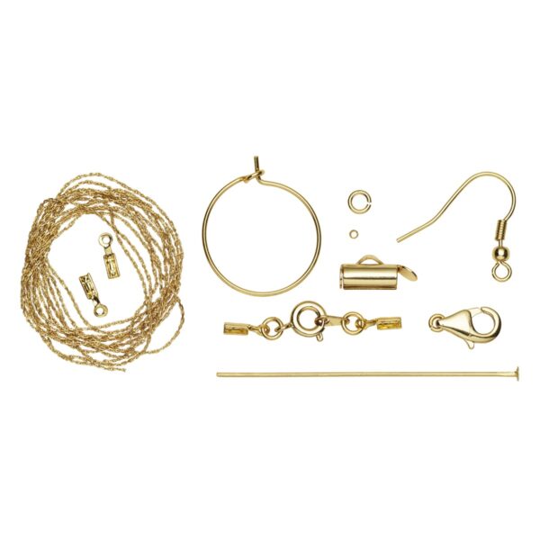 Panduro sieraden onderdelenset - verguld - Afbeelding 1