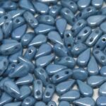 DropDuo kralen - mistblauw glans