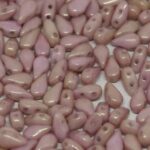 DropDuo kralen - roodroze glans