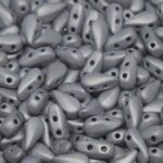 DropDuo kralen - grijs mat