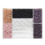 Rocailles + naald&draad - twilight