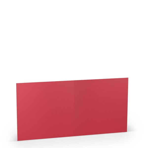 Kaarten - vierkant - 5 stuks - rood - Afbeelding 1