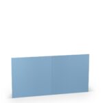 Kaarten - vierkant - 5 stuks - lichtblauw