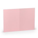 Kaarten - A6 - 5 stuks - lichtroze