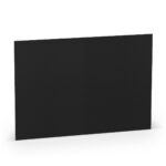 Kaarten - A6 - 5 stuks - zwart