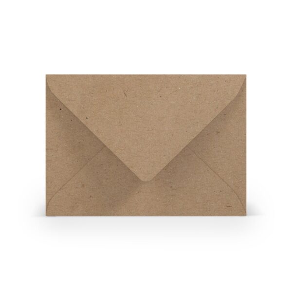 Enveloppen - C6 - 5 stuks - kraft - Afbeelding 1