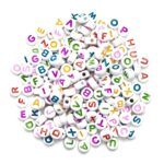 Kralenmix - letters - 500 stuks - gekleurde letters