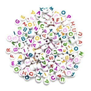 Kralenmix - letters - 500 stuks - gekleurde letters