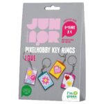 Panduro Junior DIY kit - Pixel sleutelhangers - Love