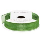 Organza lint - 12 mm - groen