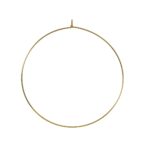 Creool oorbellen - 30 mm - 10 stuks - goudkleurig