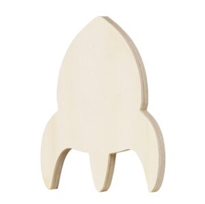 Houten figuur - ruimteschip