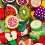 Polymeerklei kralen - 100 stuks - fruitmix