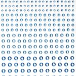 Strass stickers - blauw