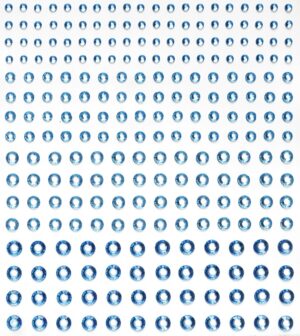 Strass stickers - blauw