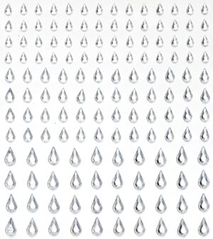 Strass stickers - druppels - kristal