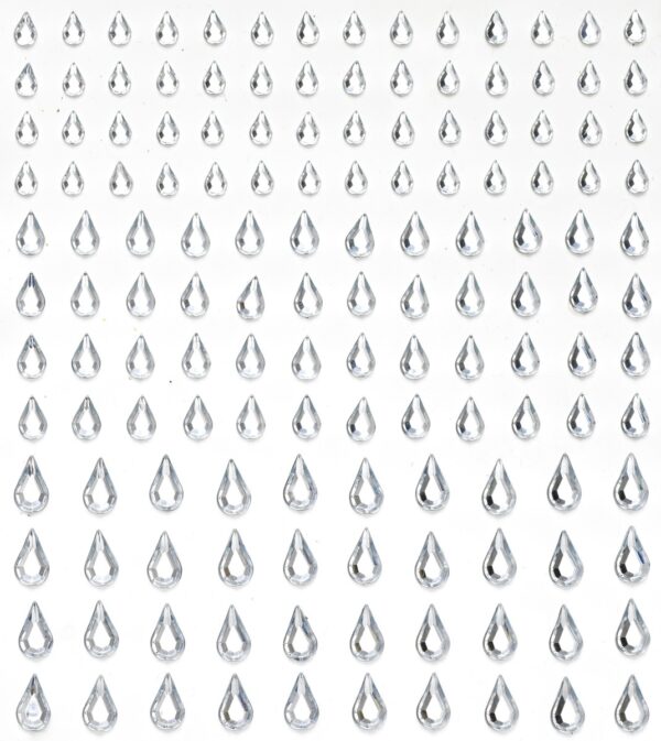 Strass stickers - druppels - kristal - Afbeelding 1