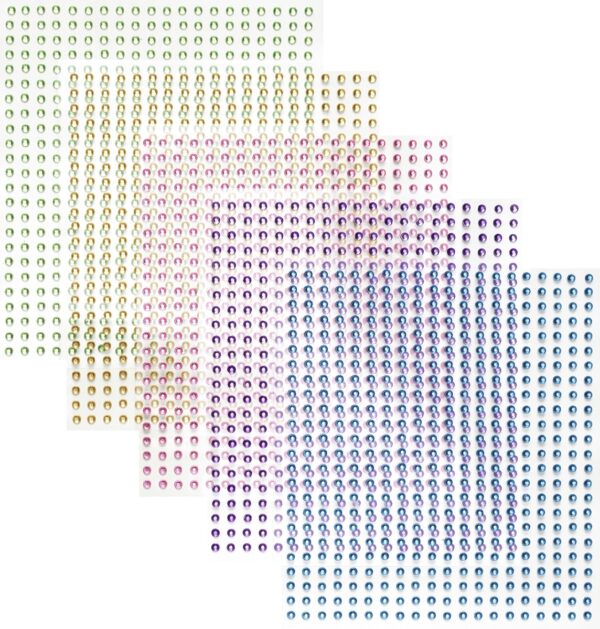 Strass stickers - big pack - 2400 stuks - Afbeelding 1
