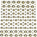 Strass stickers - metallic messing