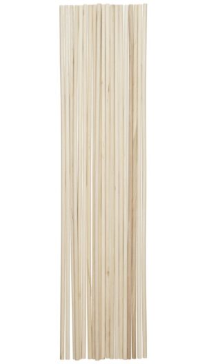 Houten stok - 6 mm - 50 cm - 20 stuks