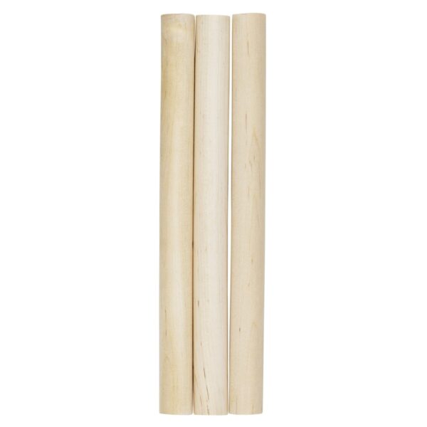 Houten stok - 19 mm - 22 cm - 3 stuks - Afbeelding 1
