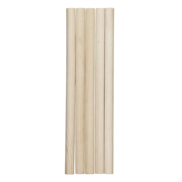 Houten stok - 13 mm - 22 cm - 5 stuks - Afbeelding 1