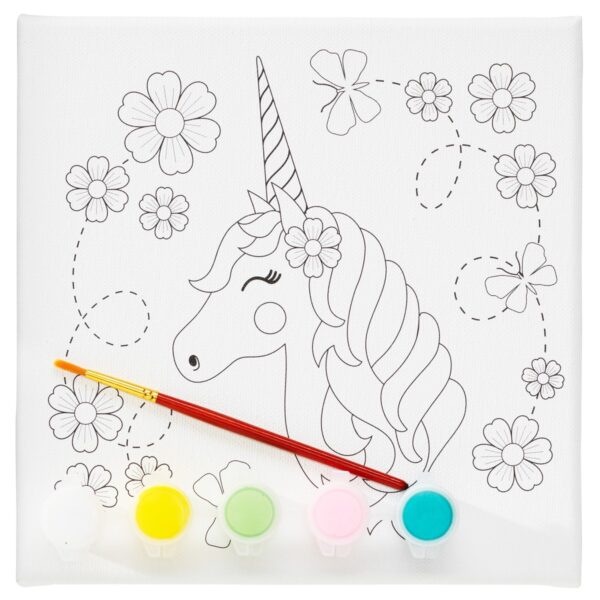 Panduro Junior DIY kit - Canvas Unicorn - Afbeelding 1
