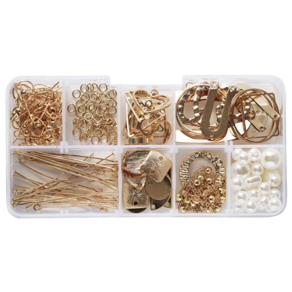Sieraden set - oorbellen - goudkleurig - Afbeelding 1