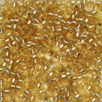 TOHO Round kralen - 11/0 - #22 goudkleurig transparant