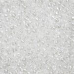 TOHO Round kralen - 11/0 - #101 wit parel transparant
