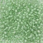 TOHO Round kralen - 11/0 - #975 appelgroene kern