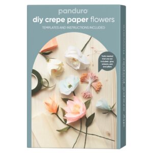 Panduro DIY kit - papieren bloemen - crêpepapier