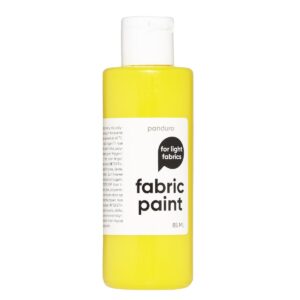 Panduro Fabric Paint - lichte stoffen - geel