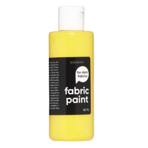 Panduro Fabric Paint - donkere stoffen - geel