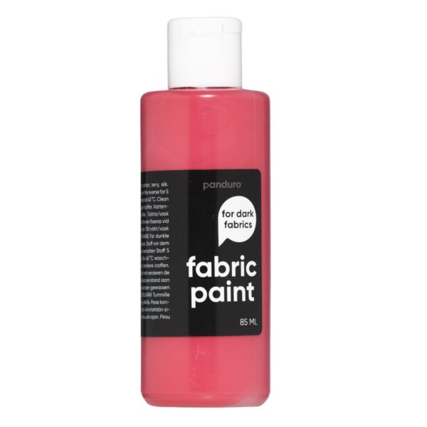 Panduro Fabric Paint - donkere stoffen - rood - Afbeelding 1