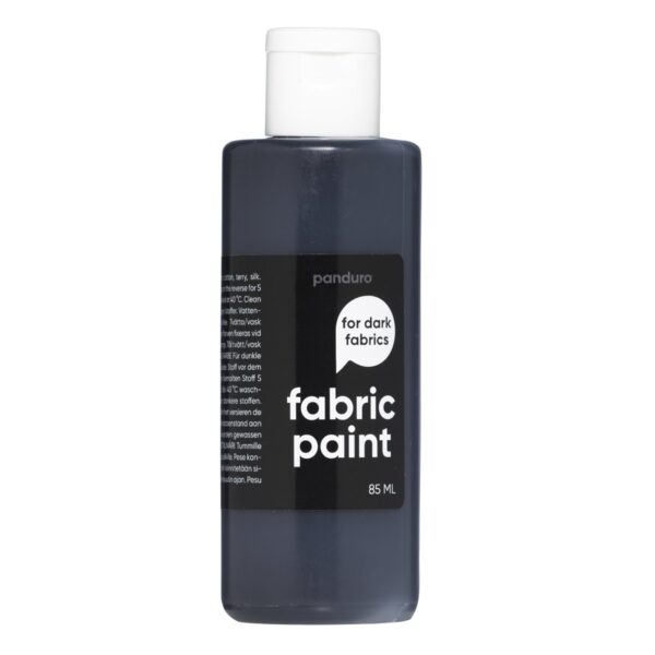 Panduro Fabric Paint - donkere stoffen - zwart - Afbeelding 1