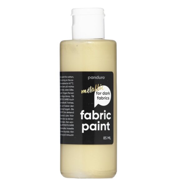 Panduro Fabric Paint - donkere stoffen - goud - Afbeelding 1