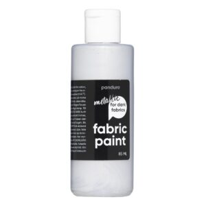 Panduro Fabric Paint - donkere stoffen - zilver