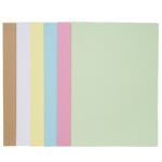 Gekleurd karton - A4 - kraft en pastel